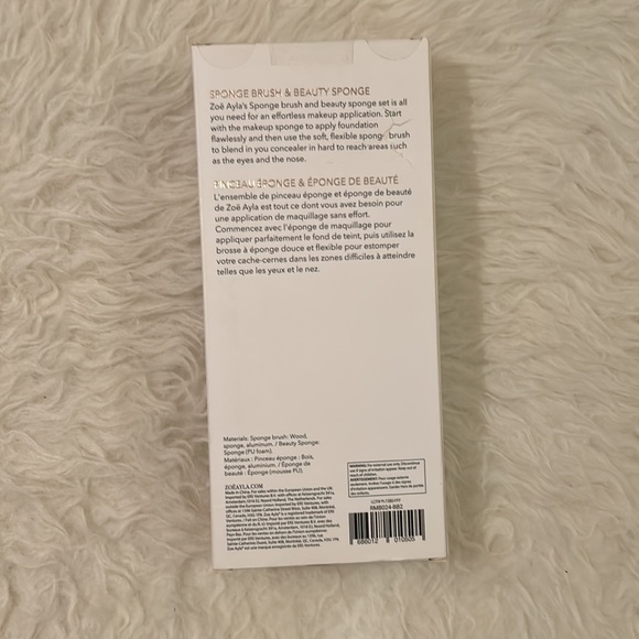 Zoe Ayla sponge brush and beauty sponge NIB - Picture 2 of 2
